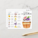 Pesquisar por cupcake cartoes postais Ilustração