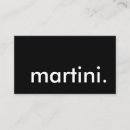 Pesquisar por tenha um martini cartao de visita Personalizável