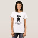 Pesquisar por gato preto com olhos verdes camisetas Animal de estimação