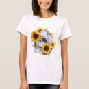 Pesquisar por desenho do crânio camisetas For her