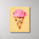 Pesquisar por sorvete impressão de canvas Comida