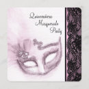 Pesquisar por partido do mascarada do quinceanera convites Rosa