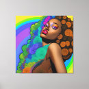 Pesquisar por afro impressão de canvas Preto