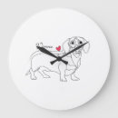 Pesquisar por dachshund relogios de parede Amor
