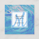 Pesquisar por cabelo azul cartao de visita Ouro