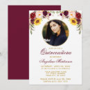 Pesquisar por misturado convites Floral burgundy de aquarela