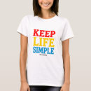 Pesquisar por vida simples camisetas Design