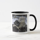 Pesquisar por lobo na neve canecas Natureza