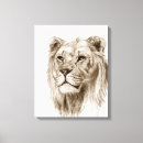 Pesquisar por leoa impressão de canvas Gato