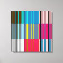 Pesquisar por listras coloridas impressão de canvas Padrão