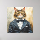 Pesquisar por gato impressão de canvas Engraçado