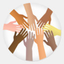 Pesquisar por mãos coloridas adesivos Trabalho em equipe