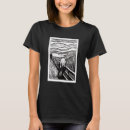 Pesquisar por munch a pintura camisetas Almoçar