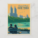 Pesquisar por central park cartoes postais Retro