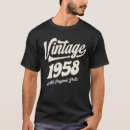 Pesquisar por tshirt 1958 do vintage camisetas Aniversário de 1958