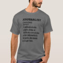 Pesquisar por noticiário camisetas Jornalista