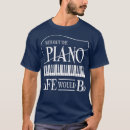 Pesquisar por instrutor da música camisetas Teclado