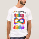 Pesquisar por eu amo alguém com autismo camisetas Coração