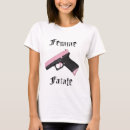 Pesquisar por como armas rosa camisetas Preto