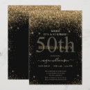 Pesquisar por festa de elegante aniversário convites Preto