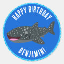 Pesquisar por tubarão feliz adesivos Desenho animado