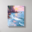 Pesquisar por azul rosa impressão de canvas Aquarela