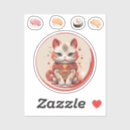 Pesquisar por maneki neko adesivos Gato da fortuna