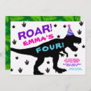 Pesquisar por dinossauro menina convites Rosa