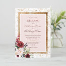 Pesquisar por floral moderno casamento convites Burgundy