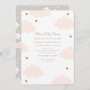 Pesquisar por nuvens cor de rosa convites Mother to be