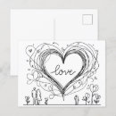 Pesquisar por forma do coração cartoes postais Desenho