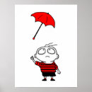 Pesquisar por guarda chuva vermelho pôsteres Desenho animado