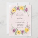 Pesquisar por amarelo roxo casamento convites Floral