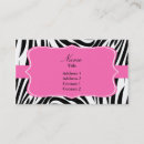 Pesquisar por zebra rosa quente cartao de visita Padrão