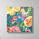 Pesquisar por cores brilhantes impressão de canvas Florais