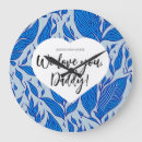 Pesquisar por dia dos pais feliz relogios de parede Tipografia