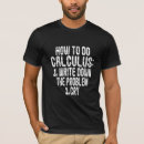 Pesquisar por cálculos camisetas Fórmula