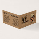 Pesquisar por cão e gato cartao de visita Customer