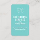 Pesquisar por serviços babysitting cartao de visita Babá