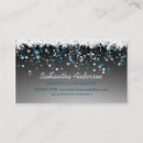 Pesquisar por flocos neve brancos de cartao de visita Azul