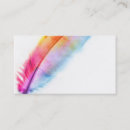 Pesquisar por penas coloridas cartao de visita Negócio