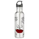 Pesquisar por linha vermelha garrafa agua Abstrato