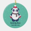 Pesquisar por panda do natal ornamentos Desenho animado