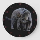 Pesquisar por onça relogios de parede Gatos