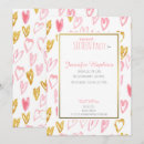 Pesquisar por coração dourado convites Brilho