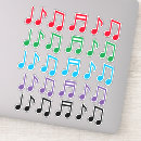 Pesquisar por notas musicais coloridas adesivos Músico