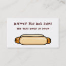 Pesquisar por cachorros quentes cartao de visita Negócio