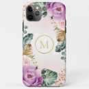 Pesquisar por flor violeta iphone capas Monograma