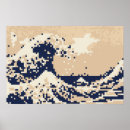 Pesquisar por ondas tsunami artes pôsteres Mar