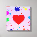 Pesquisar por cores do arco íris impressão de canvas For kids